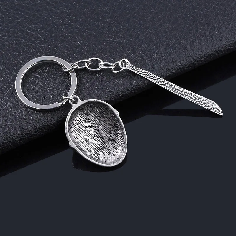 المعلقات حلقة مفاتيح معدنية للرجال والنساء ، سلسلة المفاتيح القاتل الرعب هالوين ، قناع الهوكي جاسون ، الدعائم تأثيري ، المجوهرات على ظهره