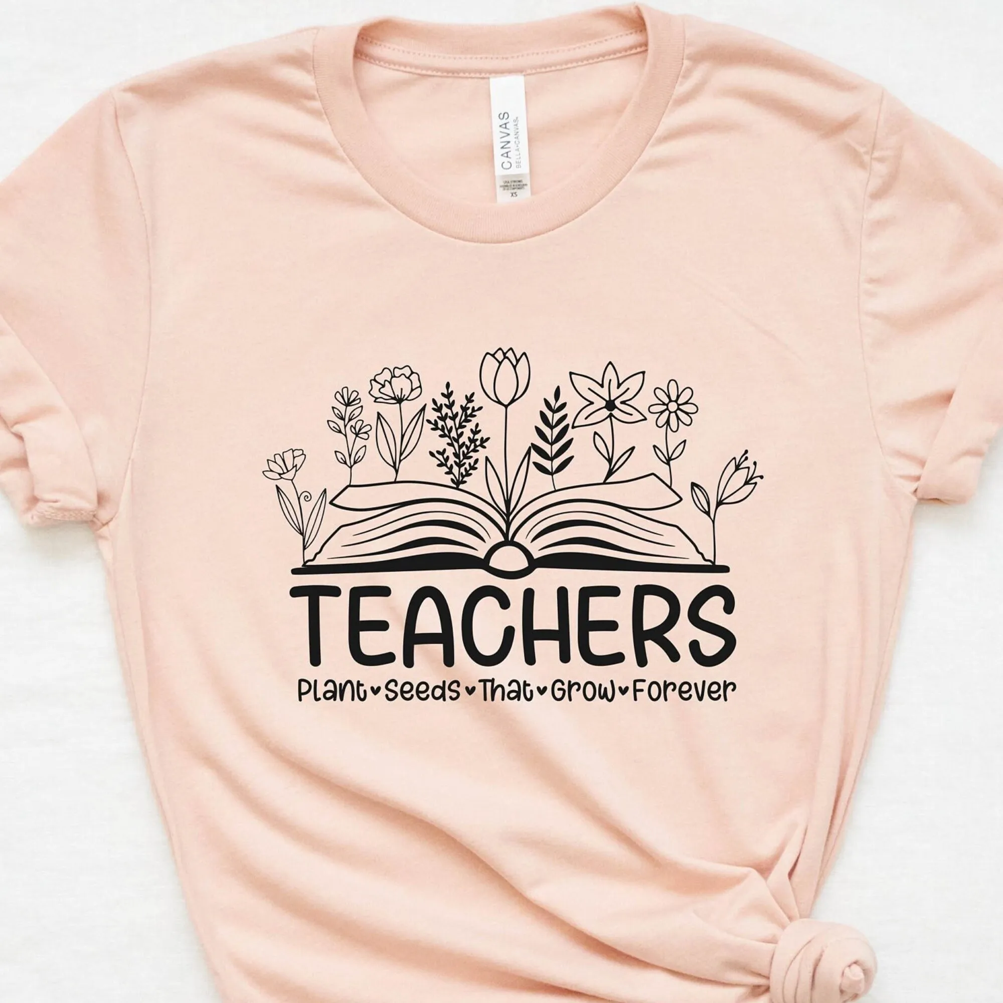 Семена растений, которые растут навсегда, футболка с дикими цветами, подарок для учителя с длинными или короткими рукавами Семена растений, которые растут навсегда, футболка с дикими цветами, подарок для учителя с длинными или короткими рукавами