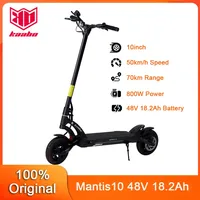 Original Kaabo  Mantis10 48V 18.2Ah Electric Scooter With Headlight 50km/h Speed 10inch Single 800W Motor Kickscooter