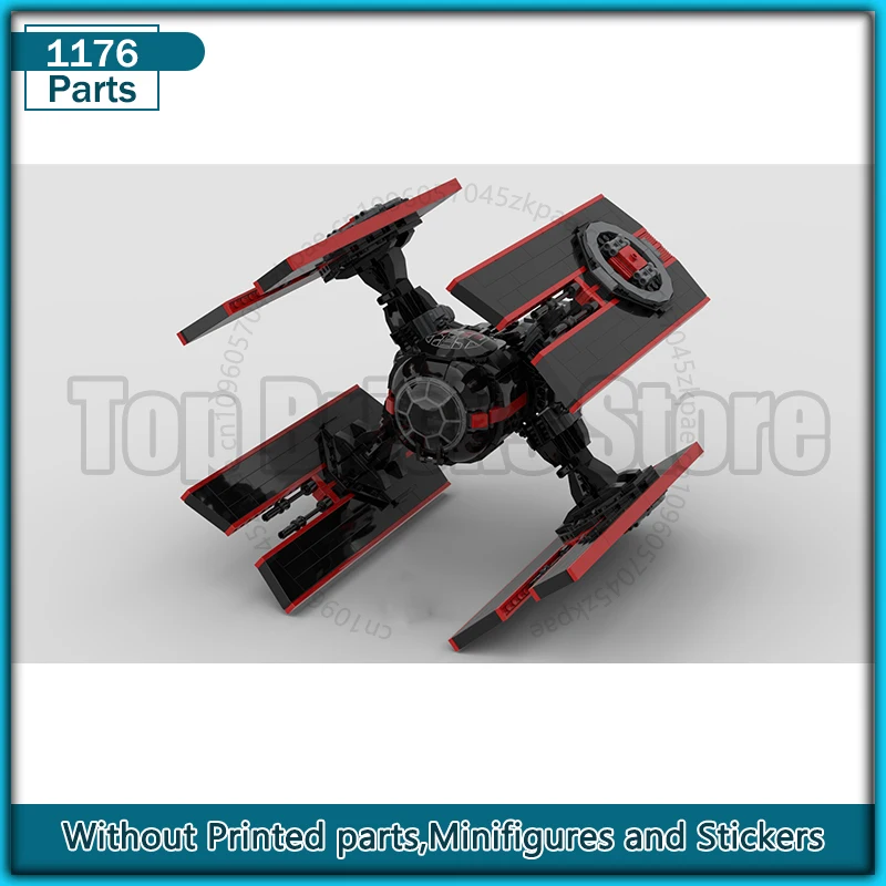 Movie Battle TIE Harpoon Starfighter Moc Building Blocks Diy Assemble Technology Educational Bricks Creative Display Xmas Toys