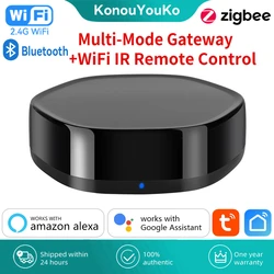 Tuya Smart Home ZigBee Multi-Mode Gateway Hub WiFi IR telecomando Bluetooth Mesh Wireless Bridge per Smart Life Alexa Google