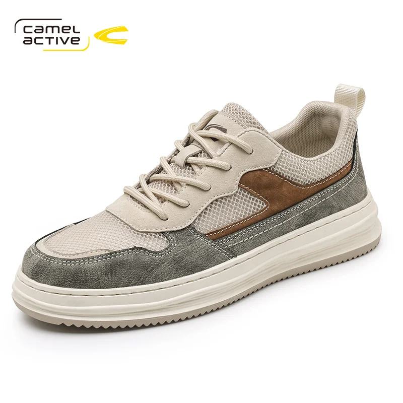 

Camel Active New Men's Shoes British Style Genuine Leather Casual Shoes Men Brock Business Office Footwear Comfortable