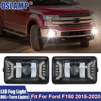 2 unids/par luces antiniebla LED para Ford F150 2015 2016 2017 2018 2019 2020 parachoques delantero izquierdo derecho coche lámpara antiniebla montaje lámparas de señal