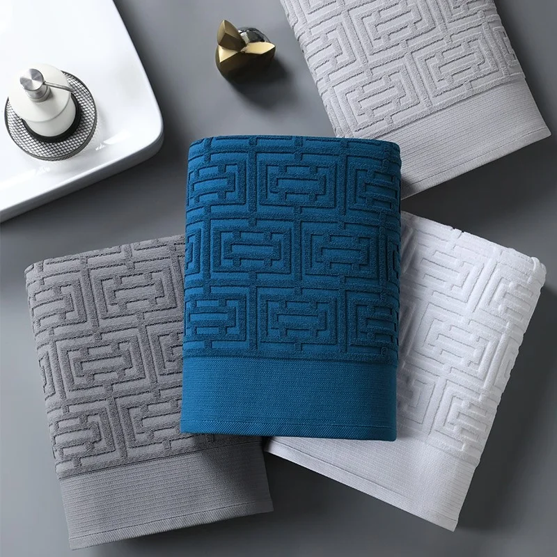 

Высококачественное большое банное полотенце из чистого хлопка, впитывающее, женское, быстросохнущее, утолщенное, для дома, новая модель 2024 года