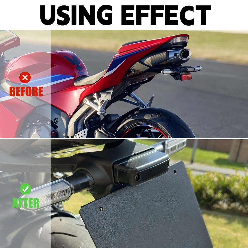 Simple Rear Clean LicensePlate Bracket For Honda CBR600RR 2024 AND 2025 ABS License Plate Holder