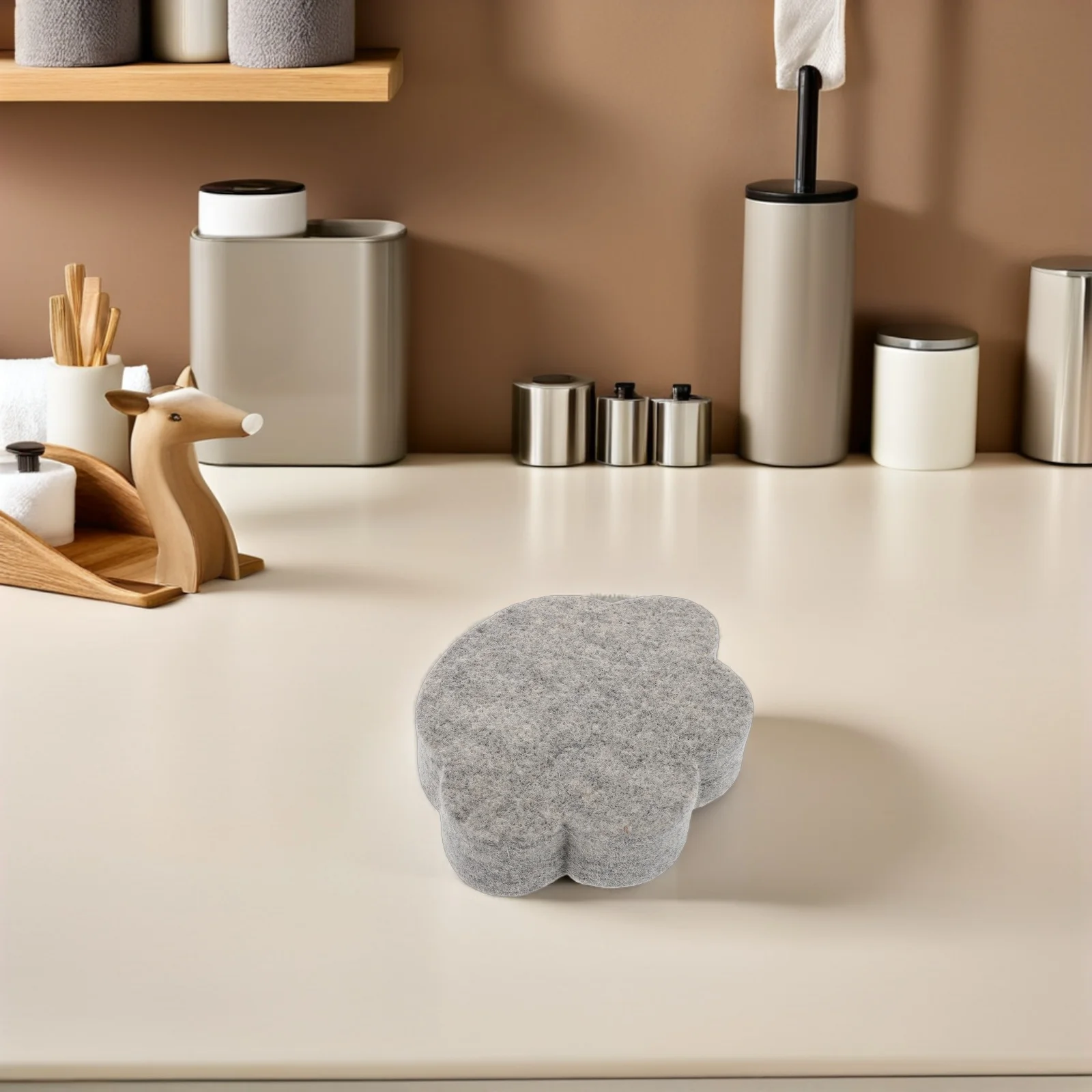 

High-Density Pad Thick Needle Mat Soft Durable Workstation Cushion Cat Paw Shape Diy Crafts Felt Material Resistant Deformation