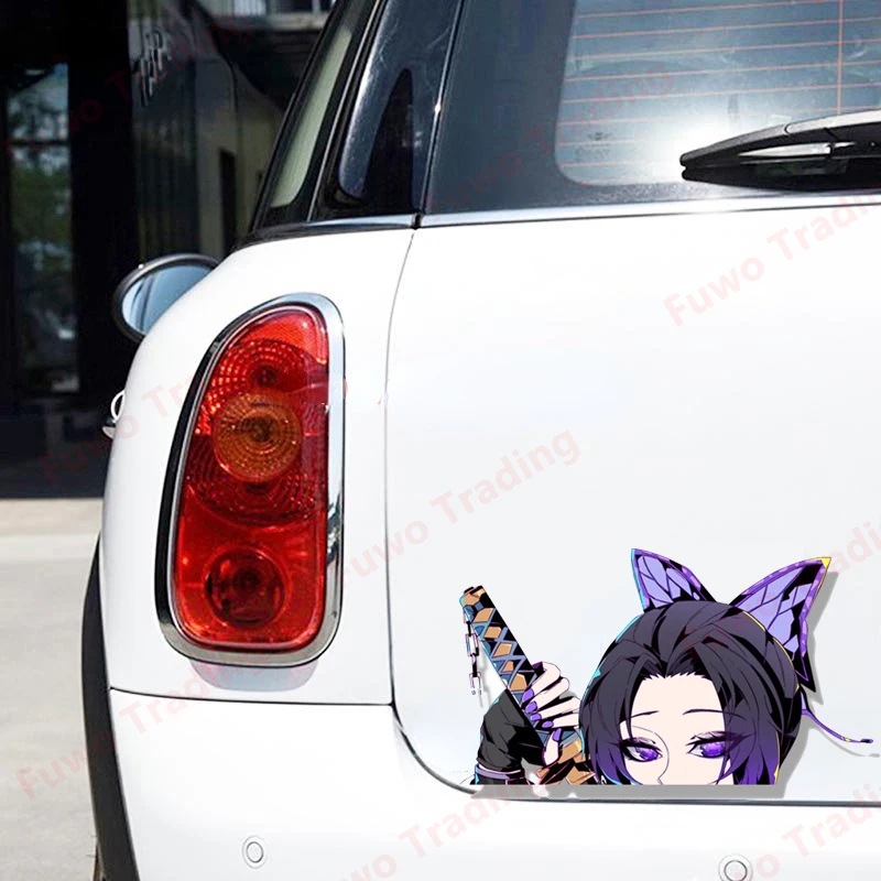 ملصق سيارة أنيمي قاتل الشياطين ، ملصق وشم الننجا ملصق كرتون ، ملصقات جرافيتي ، الأكثر مبيعًا
