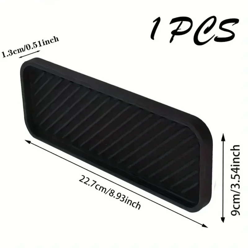 1 Silicone Sink Splash Guard And Soap Holder - Multifunctional Kitchen And Bathroom Accessory, Made Of Durable Plastic view 5