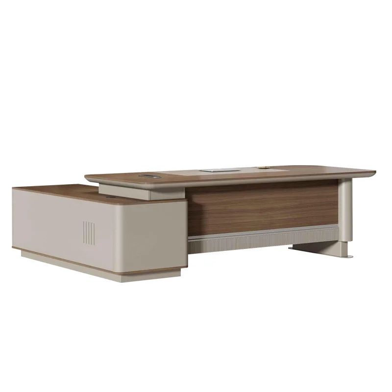 

High-end boss desk, president's study, simple modern office furniture, chairperson's