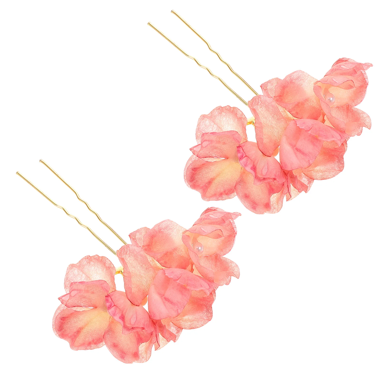 

Silk Flower Hanfu Decorative Clips Vintage Wedding Floral Flower Hanfu Hair Accessories Pins Sticks Wedding Hair Pins