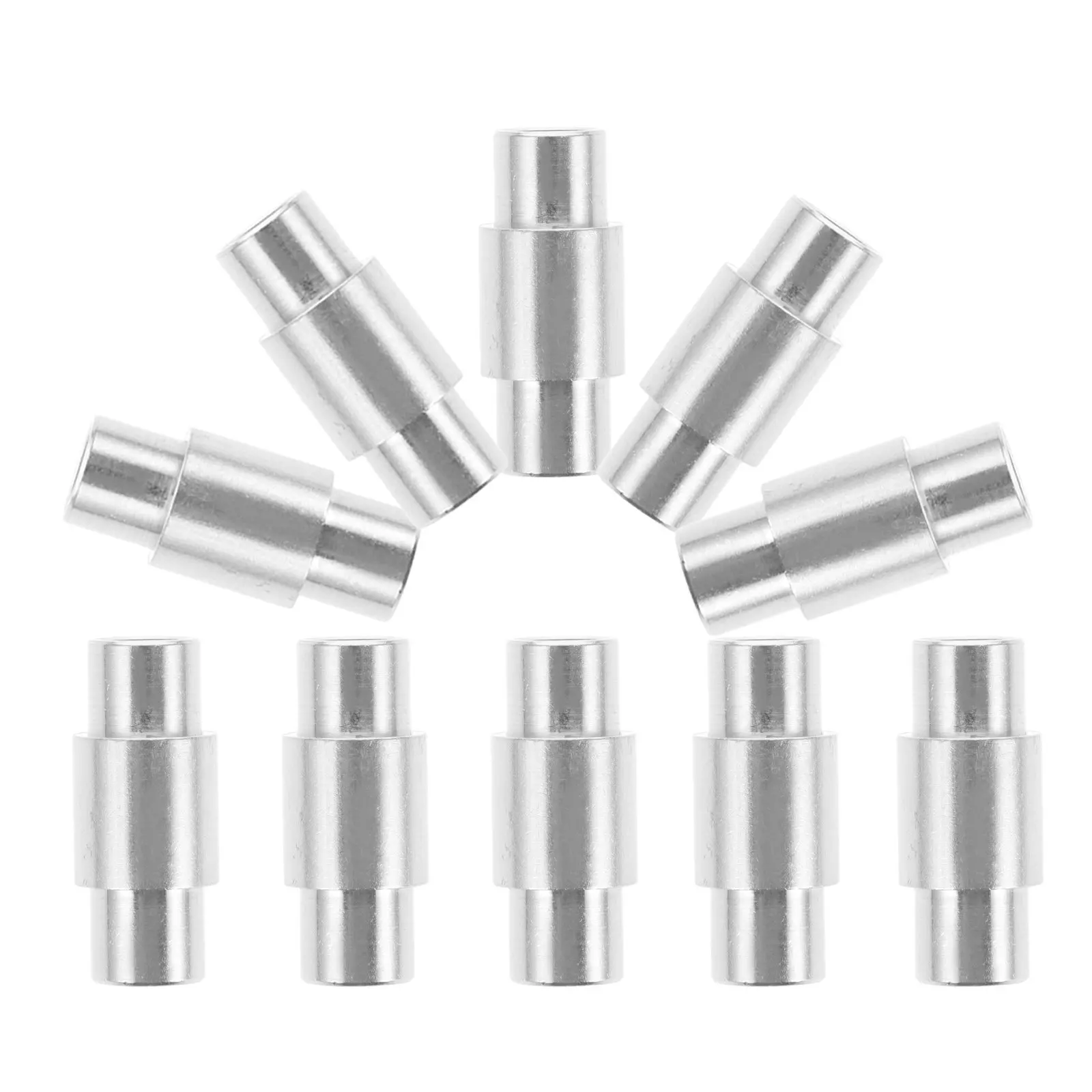 10Pcs Bearing Spacer Skate Axle Aluminum Inline Wheel Bearing Spacer Roller Skate Replacement Accessories Set Inline Screw