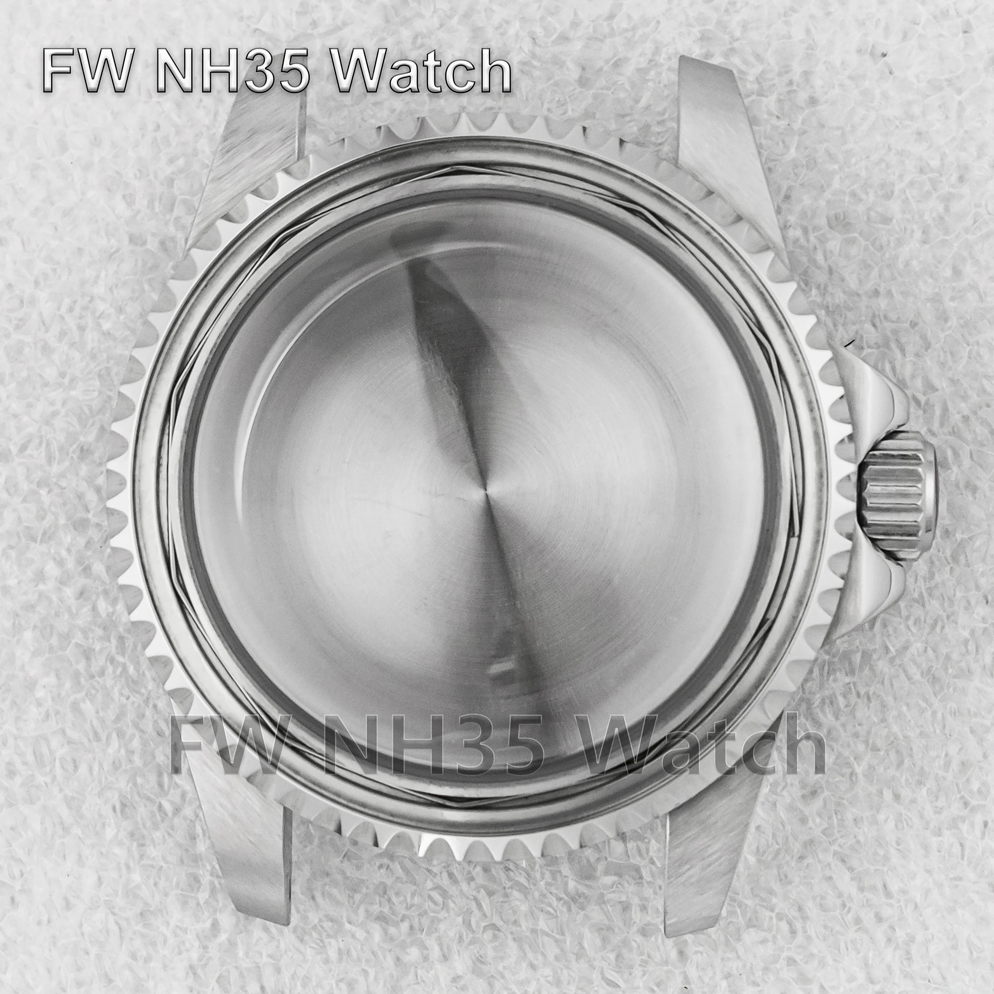 NH35 Case Solid Stainless Steel 39mm Retro Watch Case for SUB GMT Watch Mod Accessories Watch Case Fit NH34/NH35/NH36 Movement