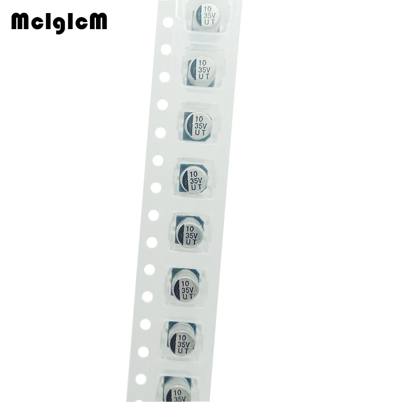 Condensador electrolítico SMD, 10UF, 35V, 4mm x 5,4mm, 20 piezas