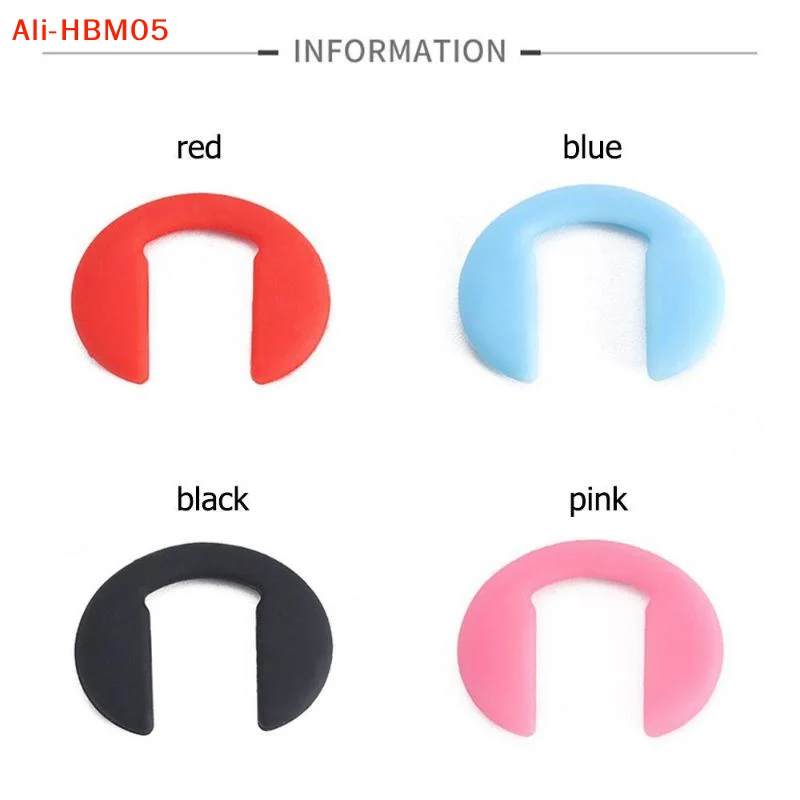 (HB05)5 Pcs Colorful U Shaped Silicone Conjoined Children's Eyeglass Soft Nose Pads For Glasses Anti-Slip Insert Nose Pad