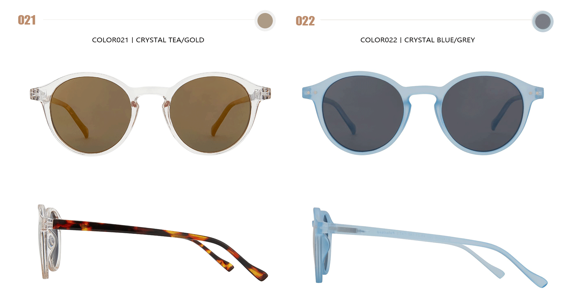 ZENOTTIC (S-Größe) Retro kreisförmige polarisierte Sonnenbrille 2024, Herren Damen, Vintage, kleine runde Sonnenbrille, UV400-Brille – Detail 18