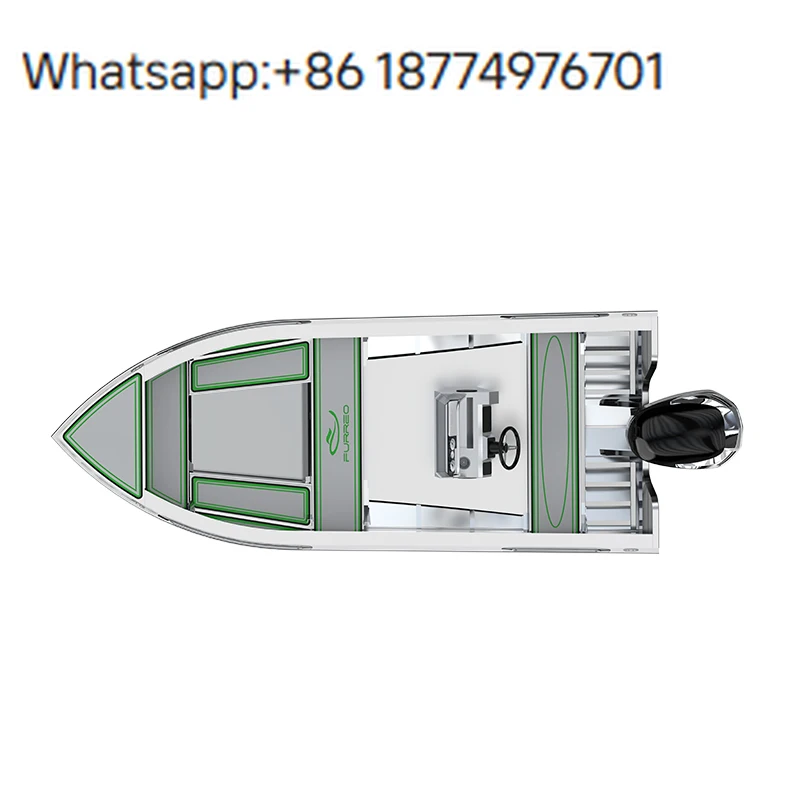 Durable Aluminum Alloy Fishing Boat Offering Large Fishing Space Recreational Design