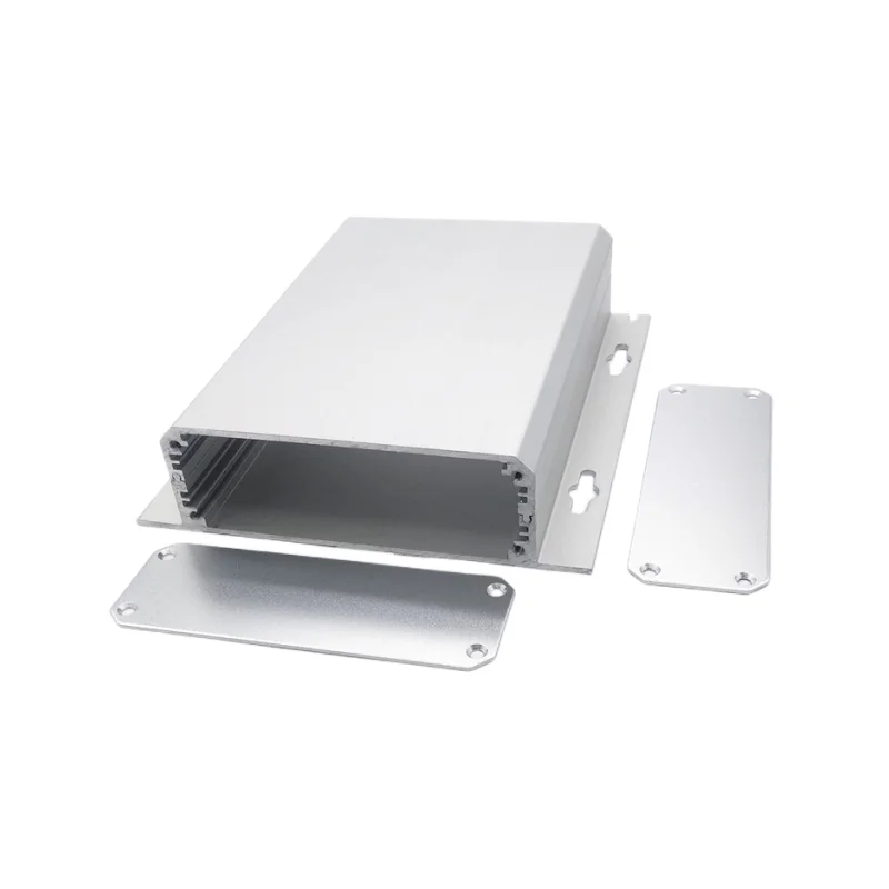 Aluminum alloy shell aluminum profile box split body with ear battery shell PCB 150x104x36mm