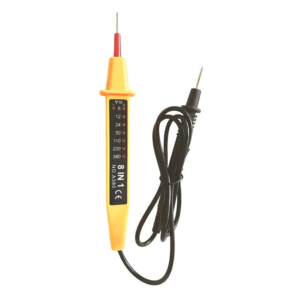 Electric indicator 6-380V Voltage Tester Pen Automotive LED Circuit Tester Electric Tester Screwdriver Probe Voltage Detector