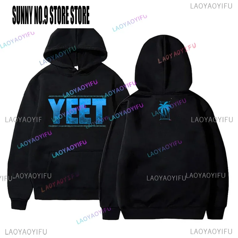 Men's Jey Use Chenille Yeet Hoodie Fashion Boxing Women's Spring and Autumn Hoodie