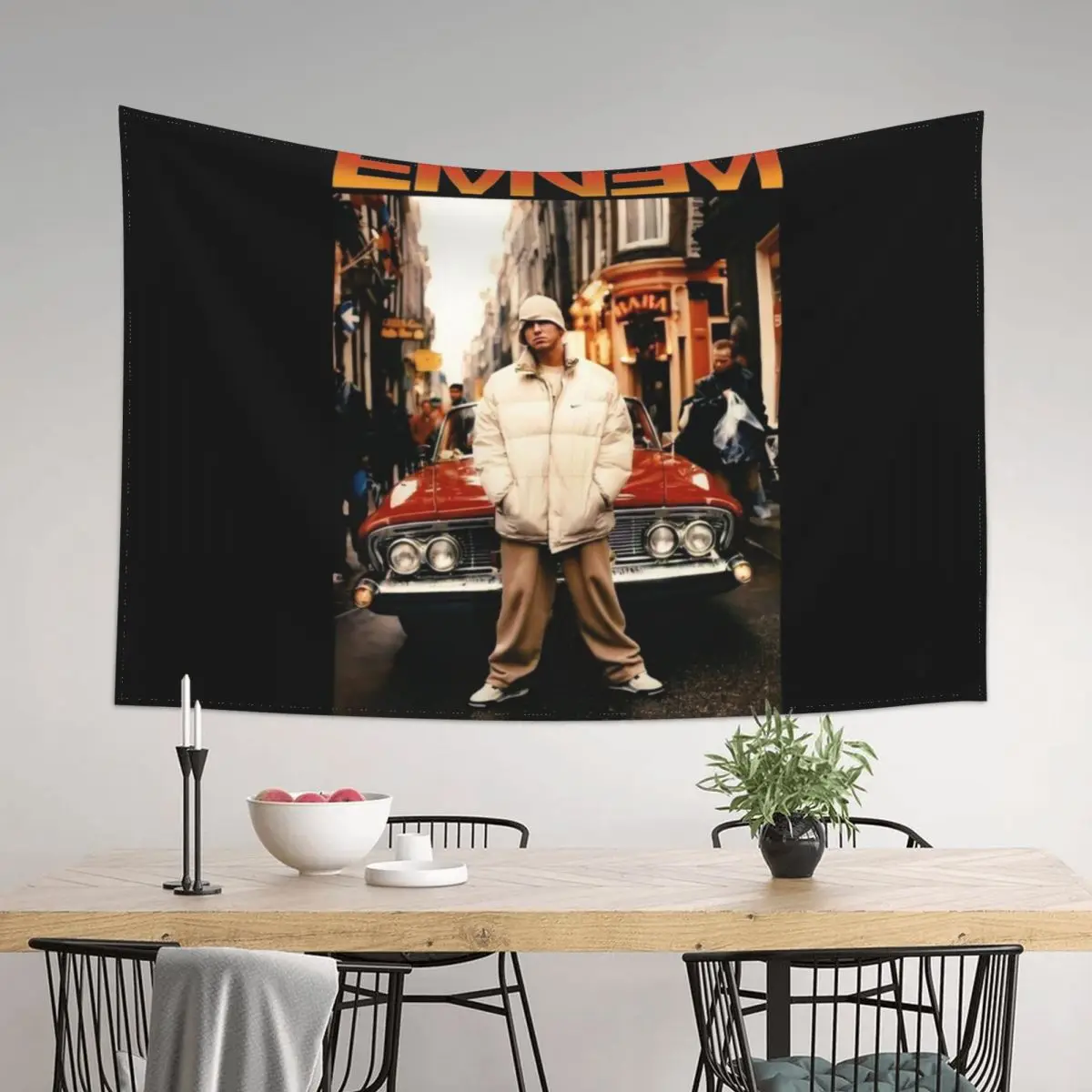 

realistic nature dark light eminem Tapestry Cute Room Things Funny Aesthetic Decoration Wall Carpet Tapestry