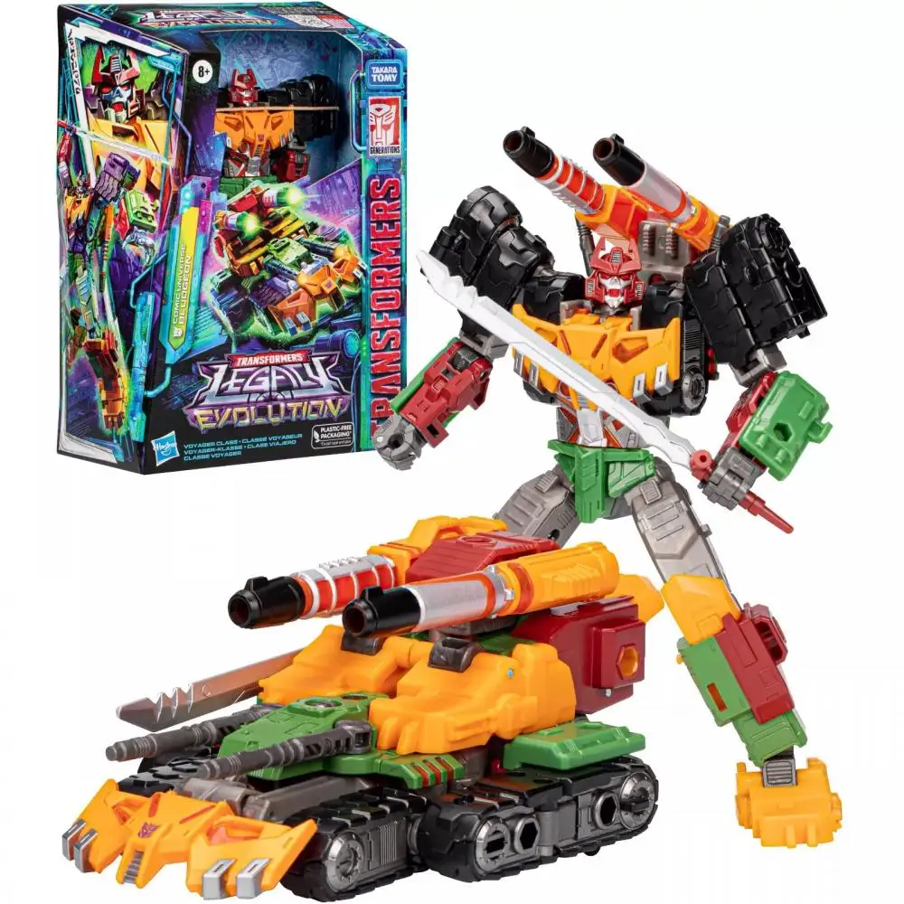 TAKARA TOMY Transformers juguetes Legacy Evolution Voyager clase cómic universo Bludgeon juguete figura de acción regalo F7211