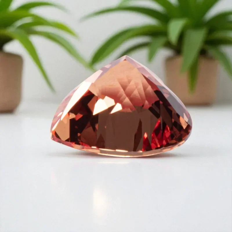 

L-лабораторный выращенный сапфир в форме сердца различных цветов и размеров DIY Производство ювелирных изделий Основные материалы на выбор Сертификат AGL