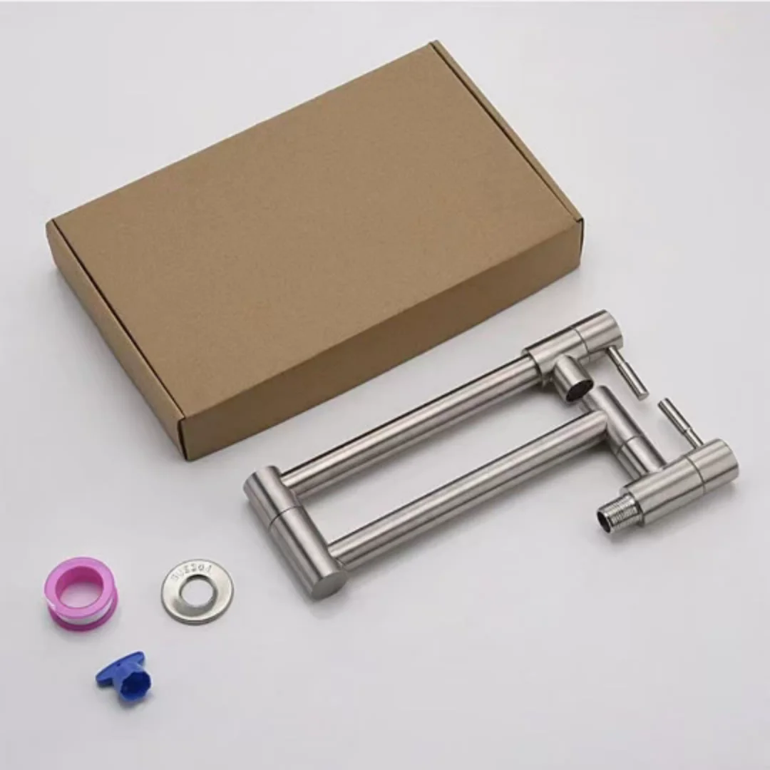Geborsteld gouden potvuller kr - Pot Filler Faucet Wall Mount Folding recensie en prijs