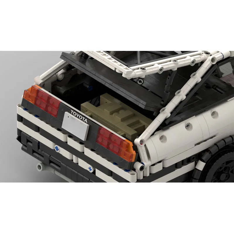 MOC-157598 كلاسيكي 90s مبدع AE86 سيارة رياضية سباق الطوب نموذج 2258 PartsMOC الإبداعية بنين أطفال لعبة عيد ميلاد هدية