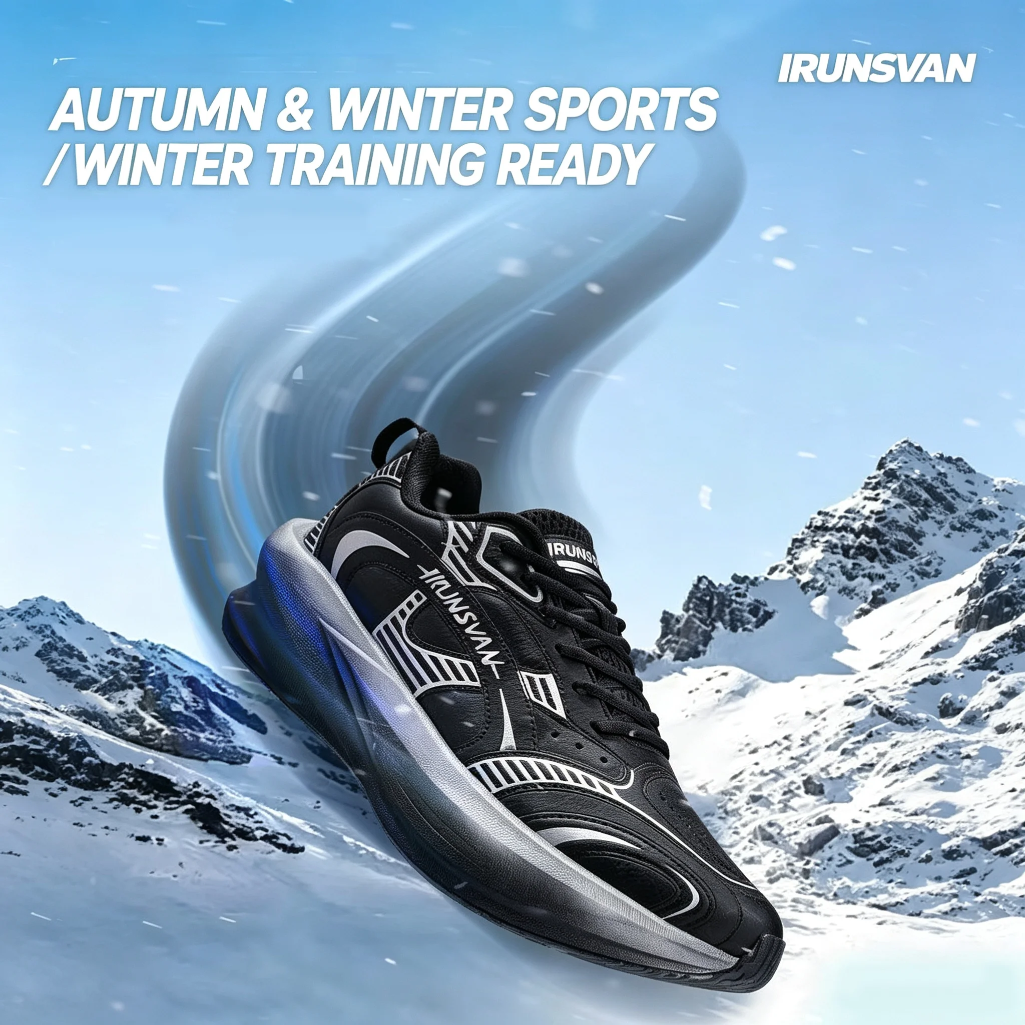 IRUNSVAN Full-Length Upturned Carbon Plate Cushioned Running Shoes Physical Training Shoes Marathon Shoes Slip Resistant 168