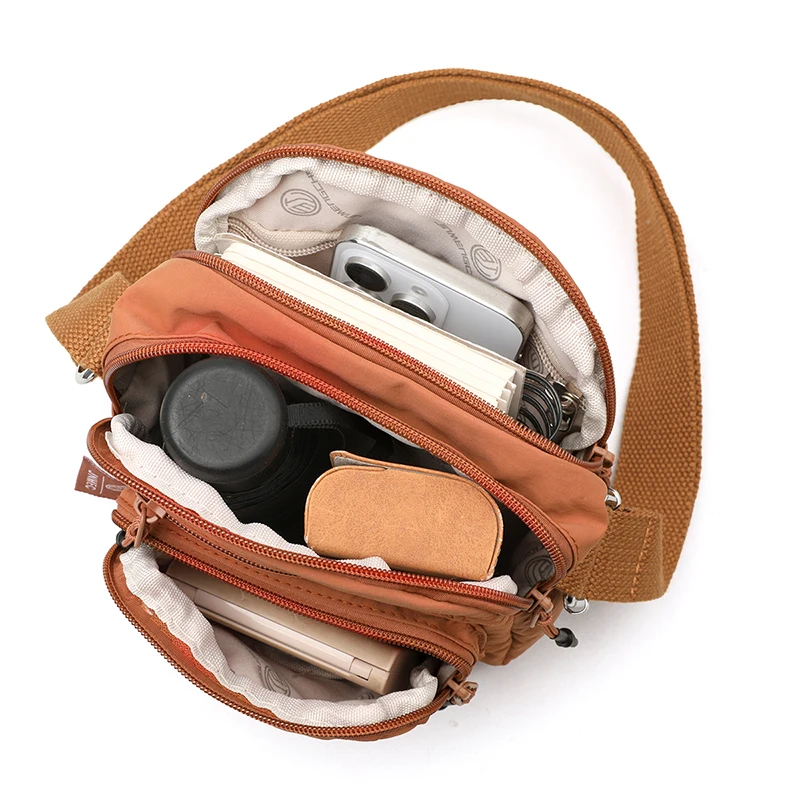 Leichte Oxford-Umhängetasche für Damen – Umhängetasche mit mehreren Taschen, ideal für Geschäftsreisen und Reisen – Detail 2