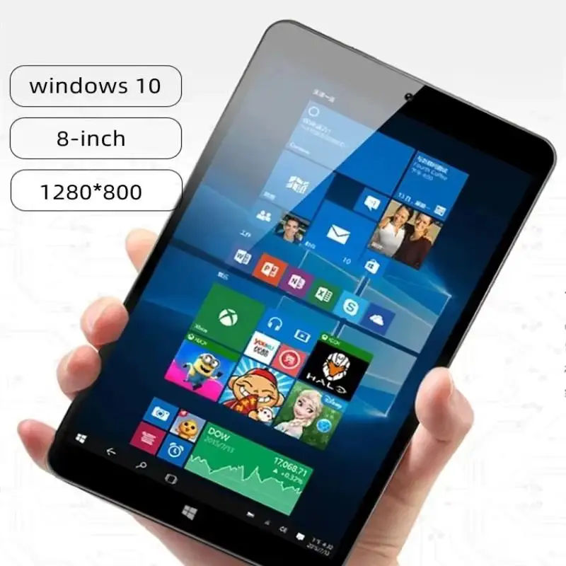 Hot Wholesales 8 INCH AR1 Windows 10 Tablet 8GB RAM 128GB ROM Intel Z3735F/Z8300 Quad Core Dual Cameras 1280 X 800 IPS WIFI