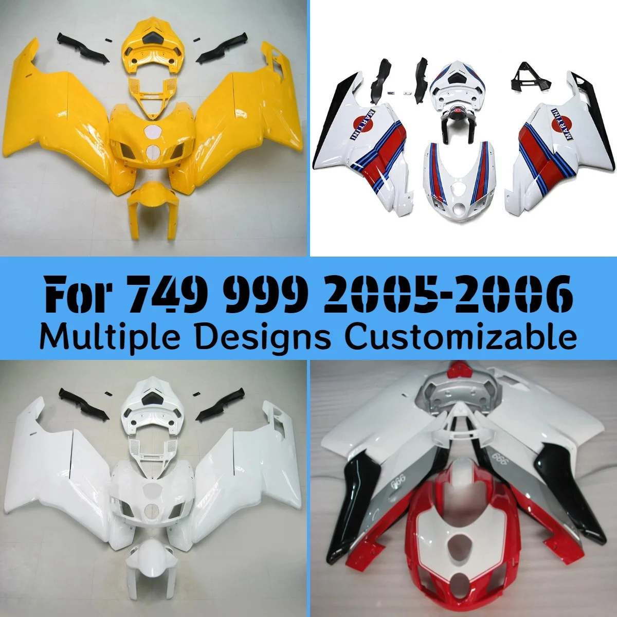 

For DUCATI 749 2005 2006 Prime Fairing Kit 999 05 06 Motorcycle Injection Fairings Injection Full Bodywork Cover