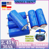 2.45V/2.5V 30Ah LTO super battery DIY 12V24V 60138 battery pack 100% original Lishen Max 16C discharge deliver DIY fixed bracket