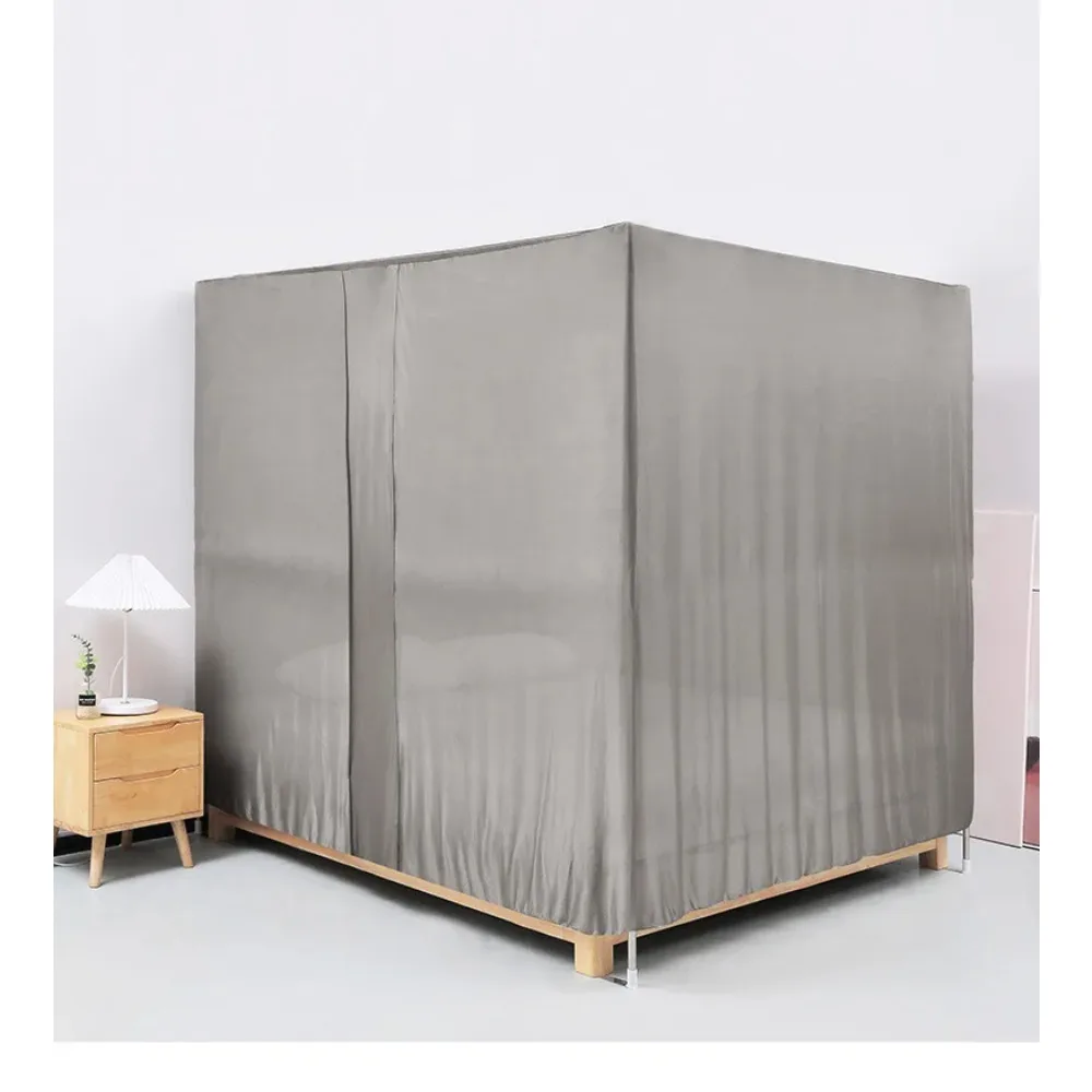 Anti-Electromagnetic Wave Mosquito Net EMF Shielding Bed Canopy Silver Fiber Protection Square Anti Radiation Mosquito Net