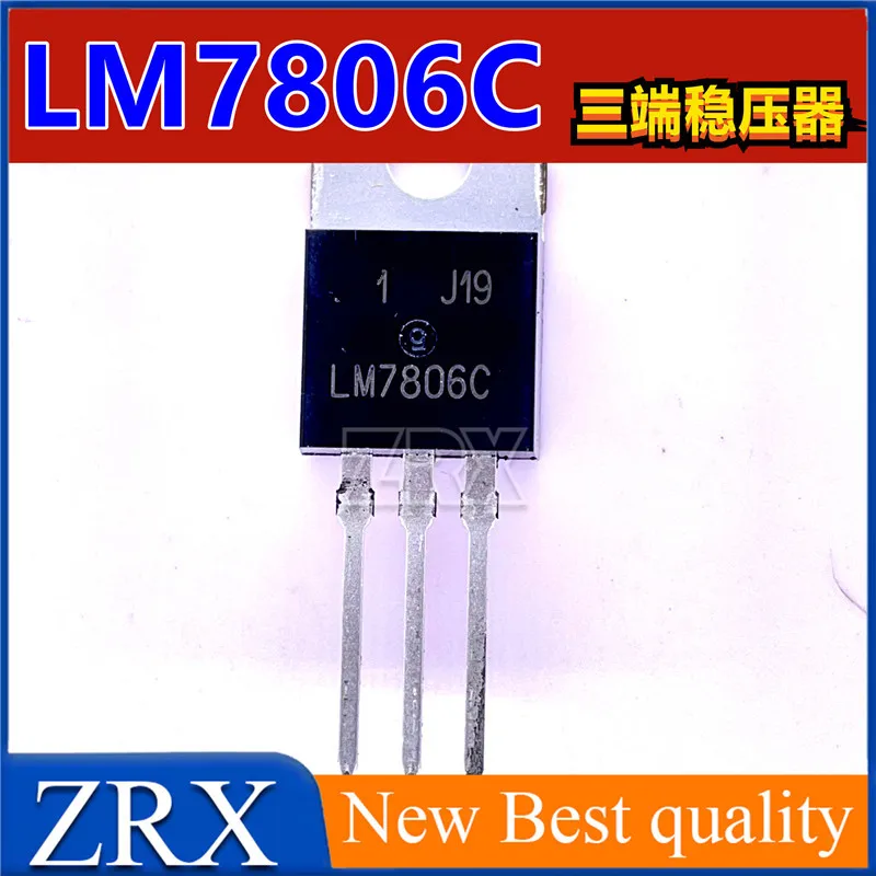 5Pcs/Lot New LM7806C LM7806 TO-220 three terminal voltage regulator