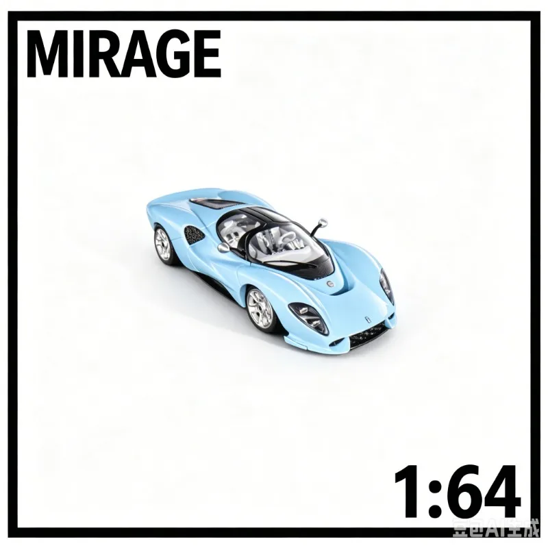 

MIRAGE 1:64 DeTomaso Die Casting Alloy Car Model is a collectible gift for boys, a birthday present.