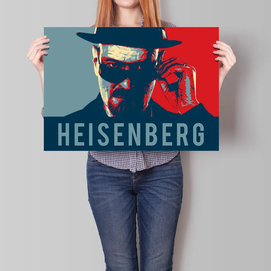 Breaking Bad Walter White Heisenberg Print Art Canvas Poster For Living Room Decor Home Wall Picture