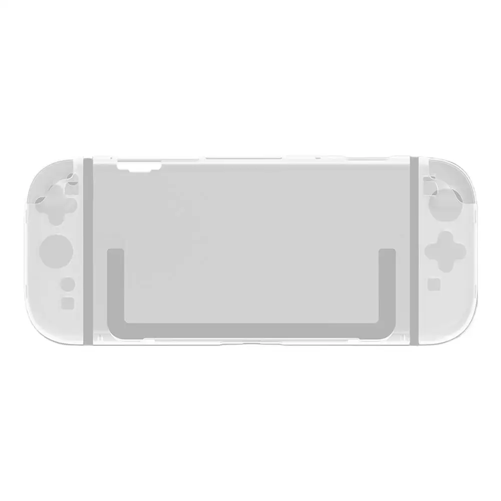 For Nintendo 2 Game Case Split Host Transparent PC Crystal Case Non-slip Protective Case Shell Game Case Accessories