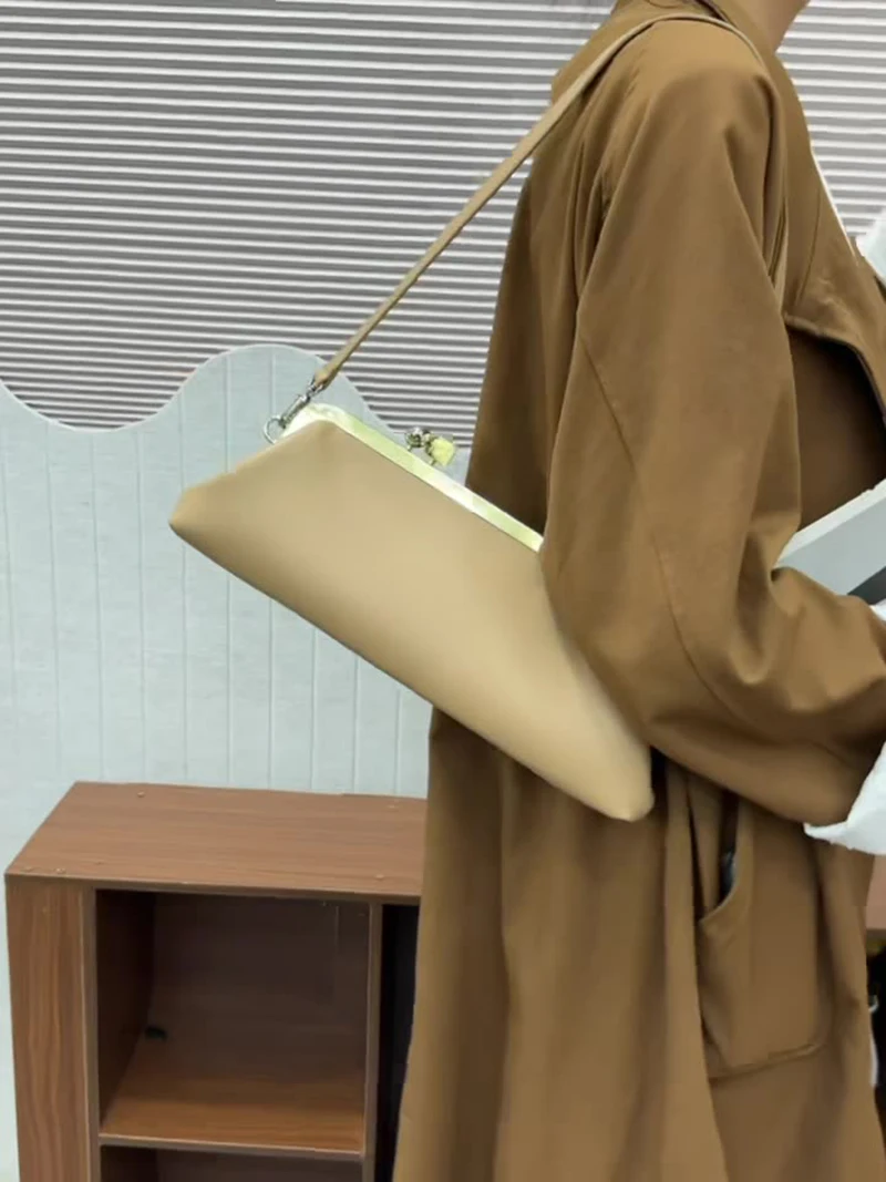 

New Fashionable Bag Long Clutch Bag with Removable Shoulder Strap Women Luxury Designer Clip Handbag Purses for Ladies