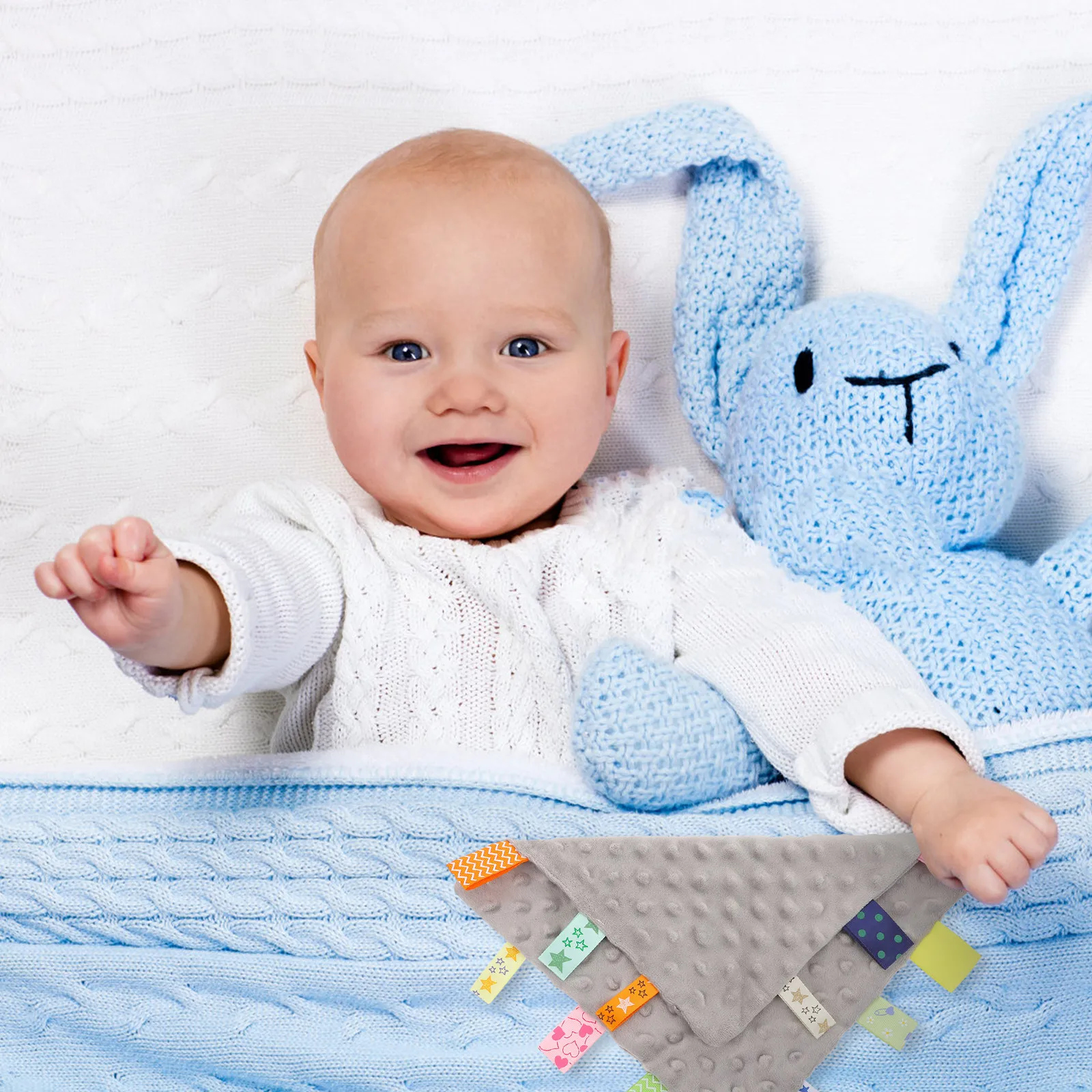 

Успокаивающее полотенце для новорожденных с милым мультяшным дизайном, мягкое, впитывающее, для вытирания слюней у младенцев, для комфорта при кормлении