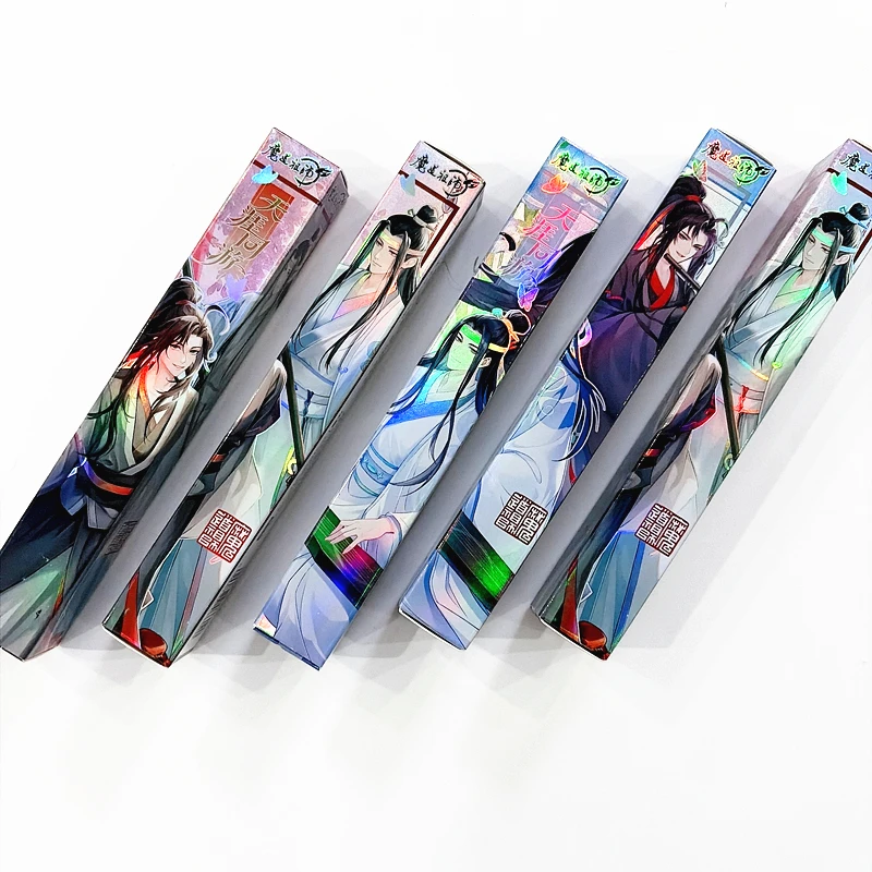 5PCS Grandmaster of Demonic Cultivation Retractable Pen Set Random Character Writing Stationery Gift for Fans
