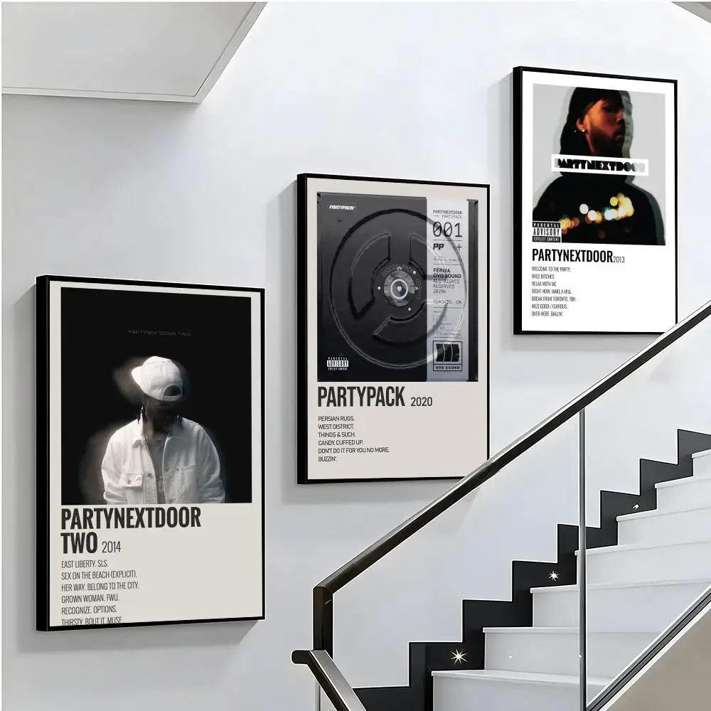 music PartyNextDoor HD Poster Sophisticated Modern Aesthetic Wall Art For Living Room Bedroom Office Cafe Decor Ideal Gift