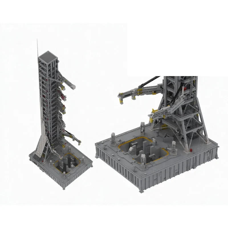MOC-216523 Brick Mobile Launcher Launch Tower Building Model 11,160 PCS Birthday Toy Holiday Christmas New Year Gift Decoration
