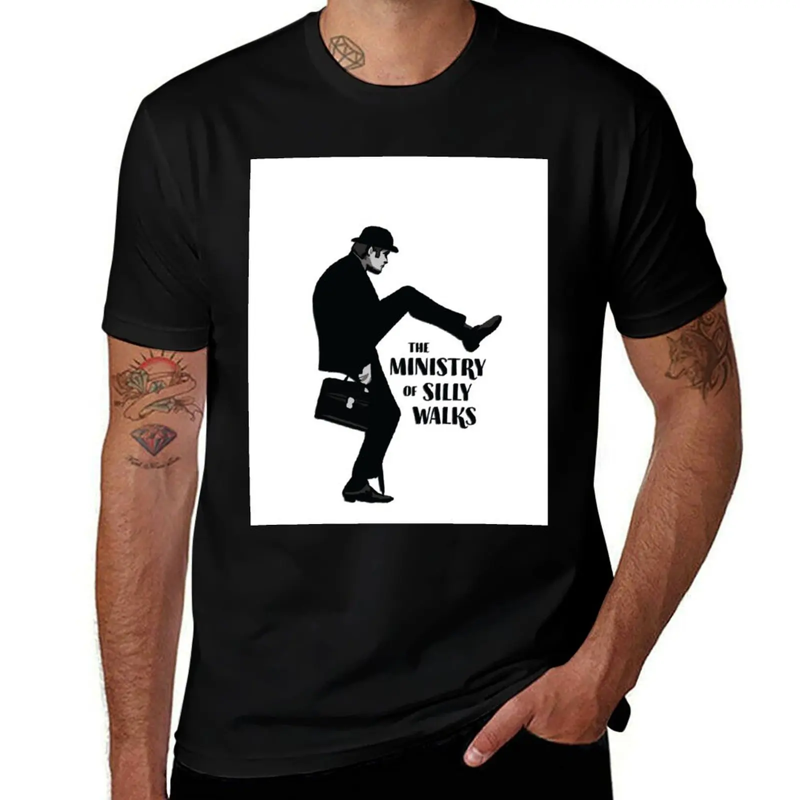 The Ministry of Silly Walks T-Shirt Graphic Print Short Sleeve T-Shirt