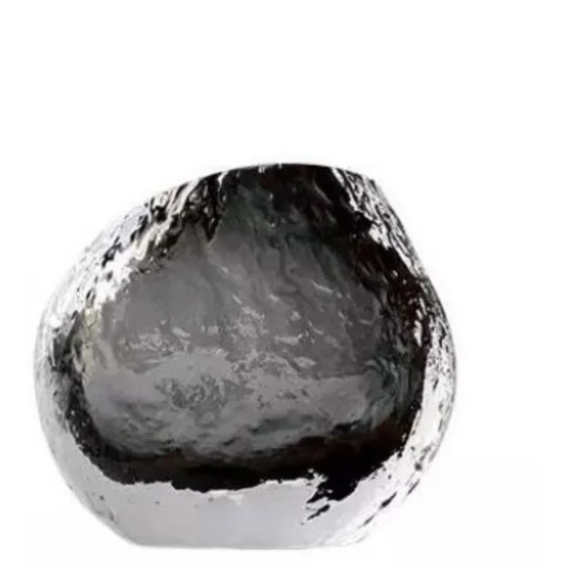 Moderne lichte luxe glazen vaas, ornament eettafel, woonkamer entree creativiteit