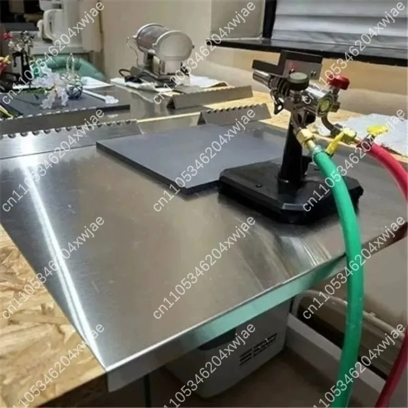 Heat Resistant Stainless Steel Bench Plate Glass Lampwork Soldering Work Table Insulation Board Protector