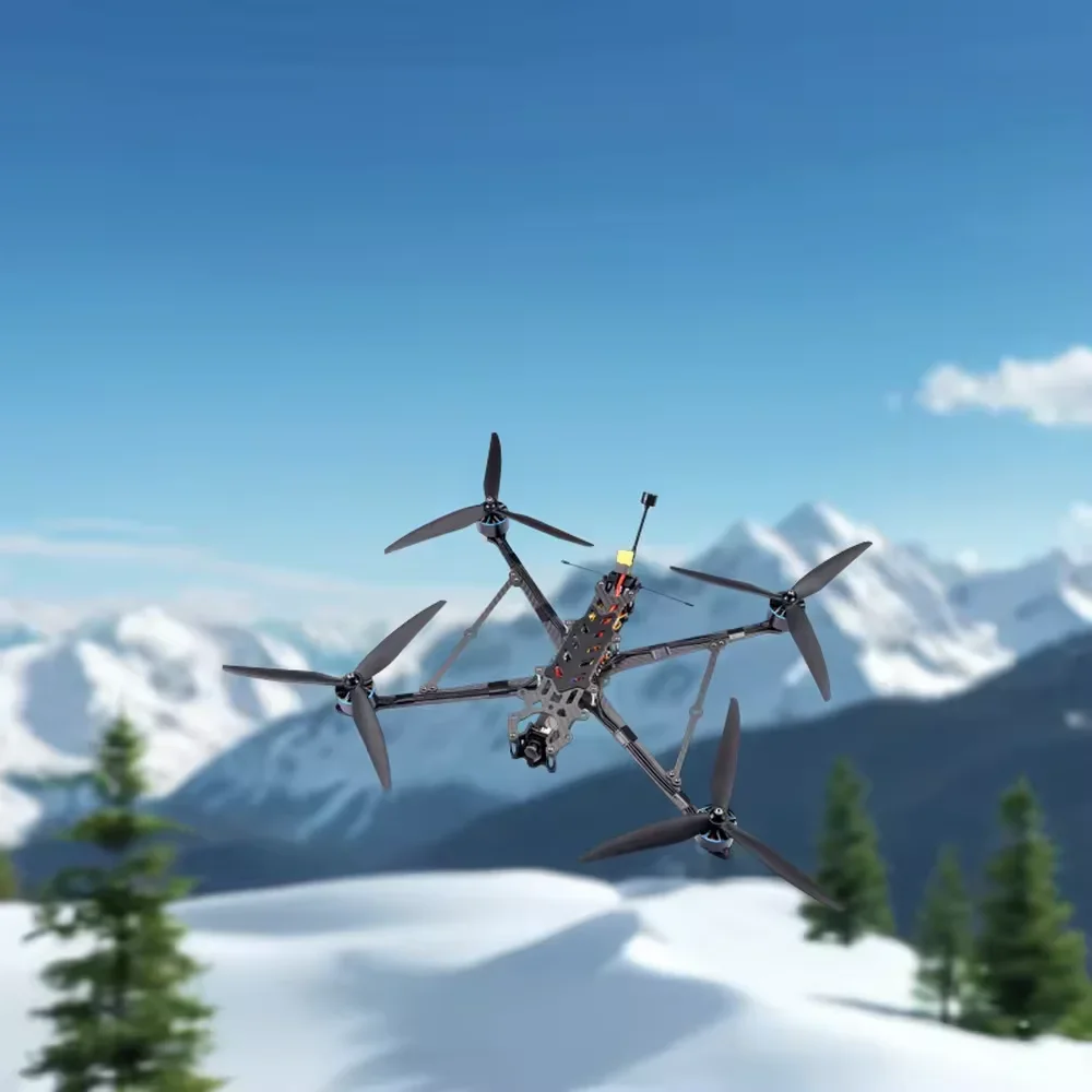 XL10 V6 6S 10 polegadas FPV Racing 4kg Carga útil 3115 900kv Motor GPS de longo alcance 10km 20km 5V Saída Modelo VTX