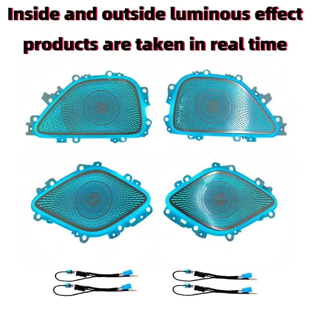 for Mercedes Benz GLE GLS W167 X167 LED Speaker Cover Ambient Light 64 color midrange speaker cover ambient light