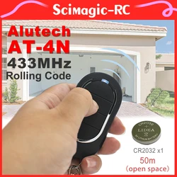 Hot Sale AT-4N Remote Control Alutech AT4N AT -4N 433.92 MHz Dynamic Code 4 Buttons for Garage Doors and Barriers Keychain