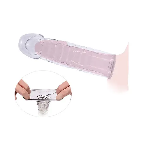 Peniss Sleeve Reusable Condom Peniss Extender Reusable Silicon Condomss For Men Peniss Ring Cock Cover sexx Toys For Men Products
